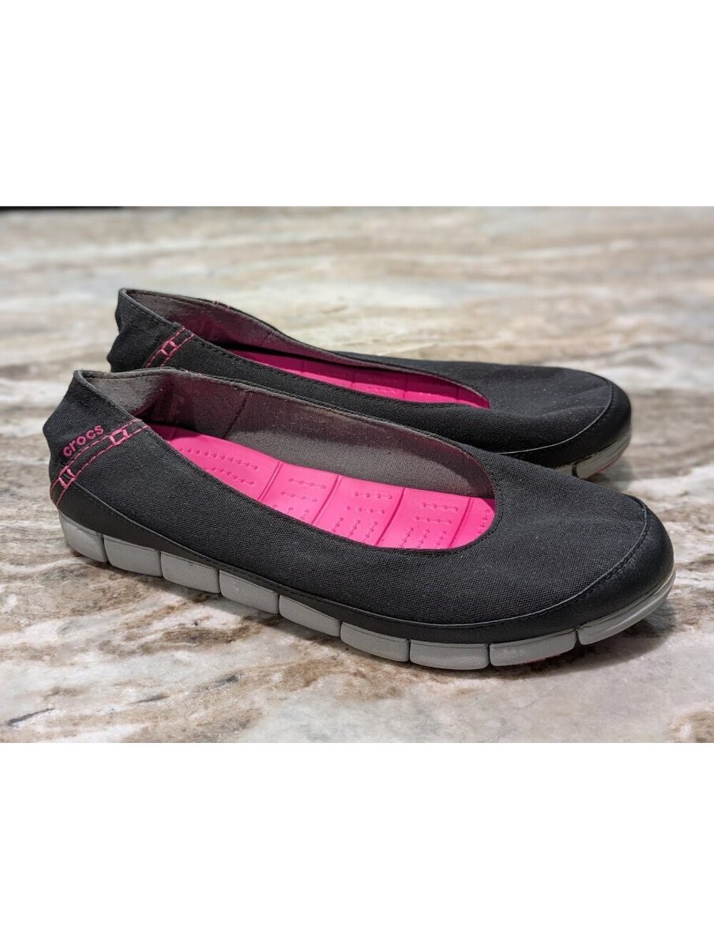 Crocs Canvas Slip‑On Shoes Size 10
